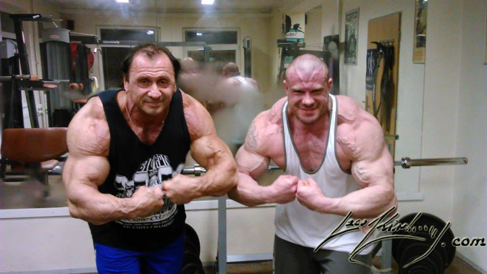 Pán Tréner Pavol Jablonický a Laco Kindernay 3.februára.2014