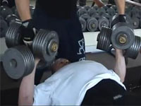 Dumbell bench press